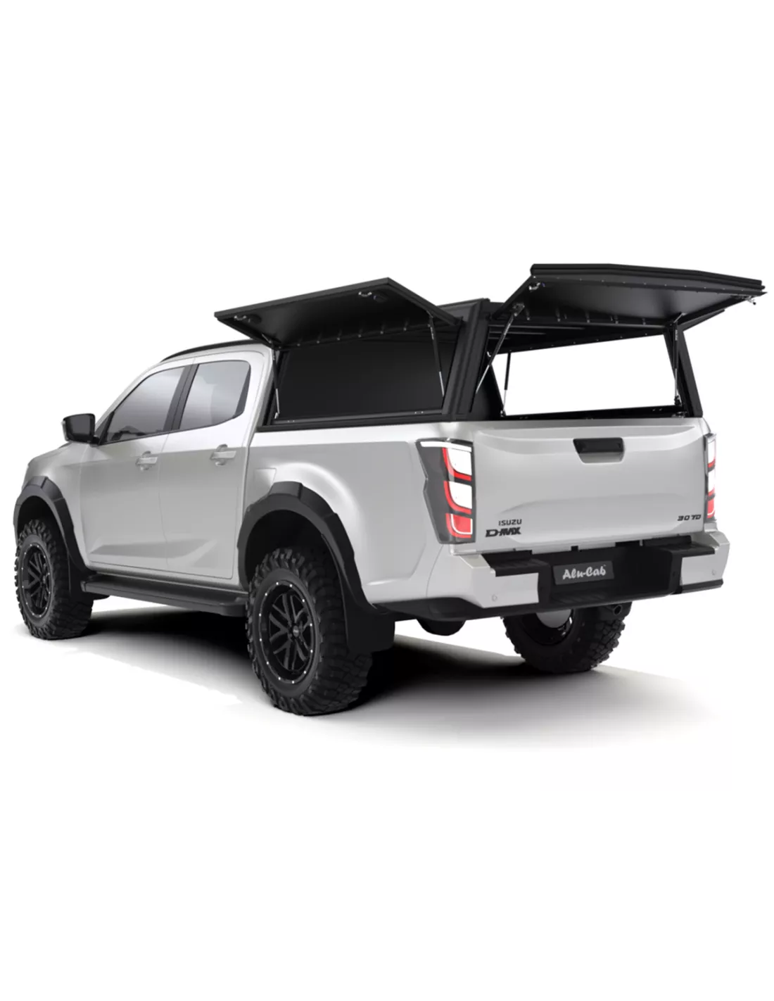 Hardtop Explorer Guard aluminium noir lisse Isuzu D-Max 2020+ double