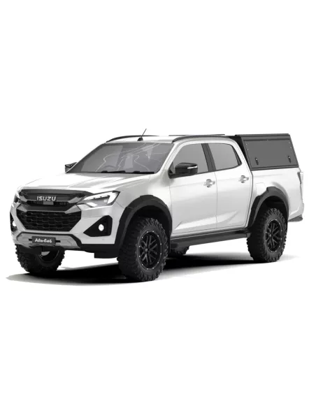 Hardtop Explorer Guard aluminium noir lisse Isuzu D-Max 2020+ double