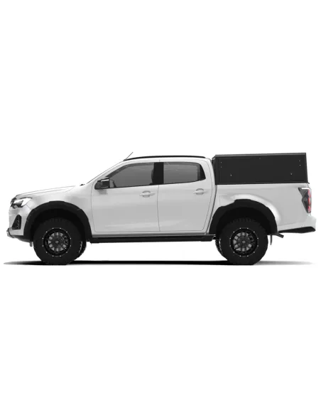 Hardtop Explorer Guard aluminium noir lisse Isuzu D-Max 2020+ double