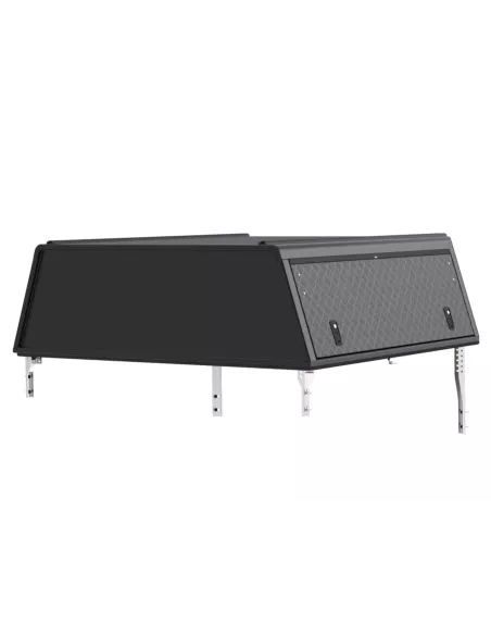 Hardtop Explorer Guard aluminium noir strié Isuzu D-Max 2020+ double