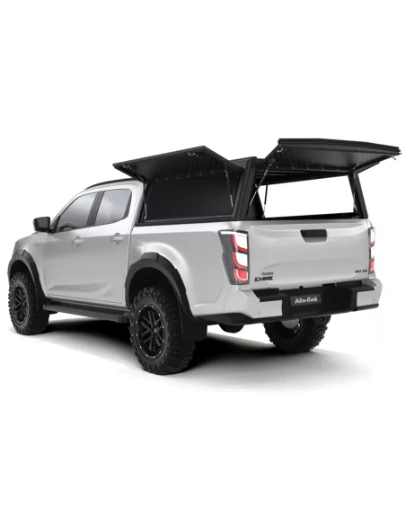 Hardtop Explorer Guard aluminium noir strié Isuzu D-Max 2020+ double
