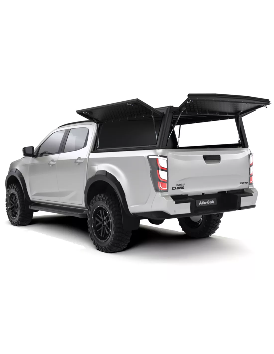 Hardtop Explorer Guard aluminium noir strié Isuzu D-Max 2020+ double