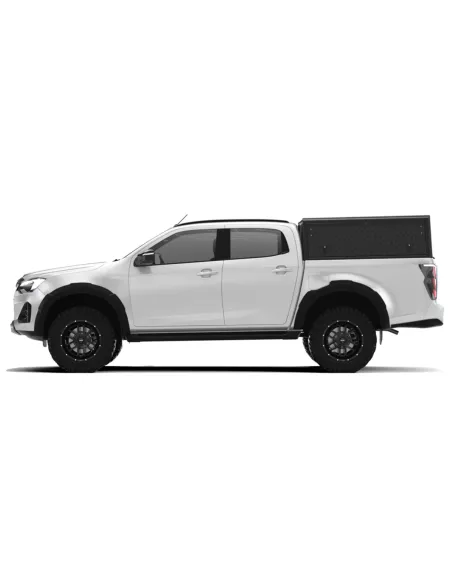 Hardtop Explorer Guard aluminium noir strié Isuzu D-Max 2020+ double