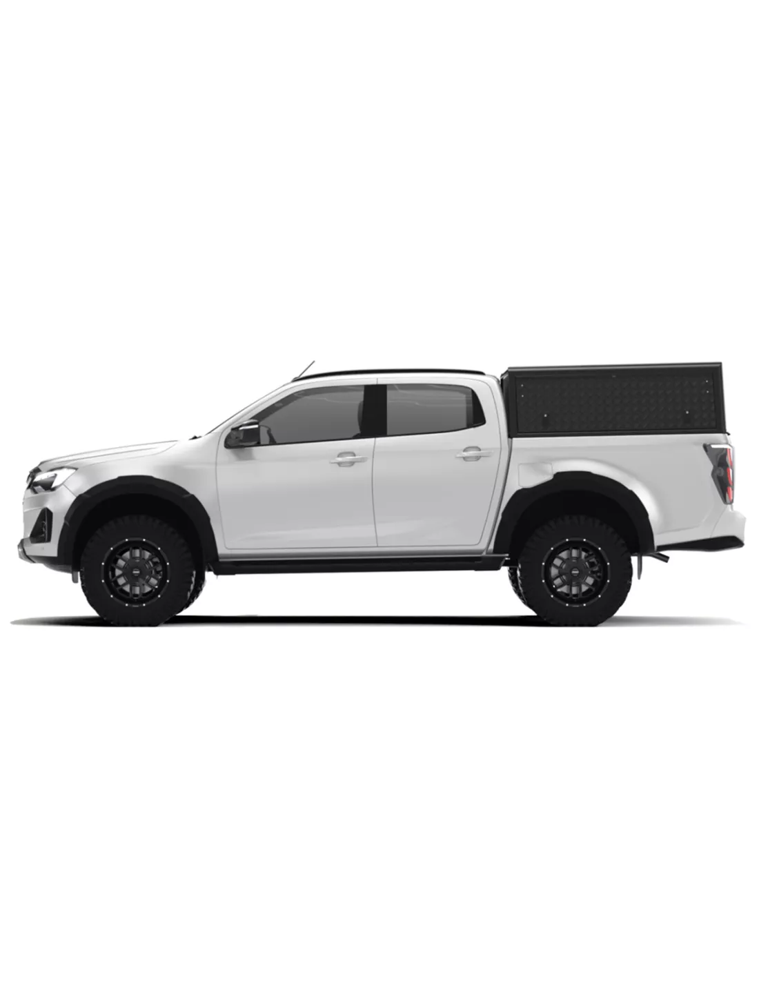 Hardtop Explorer Guard aluminium noir strié Isuzu D-Max 2020+ double