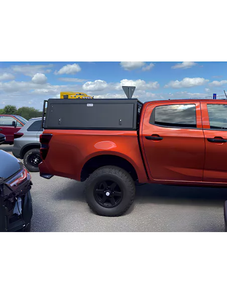 Hardtop Adventure noir/ lisse Isuzu D-Max 2021+ double cabine Alu-Cab