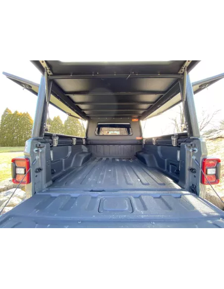 Hardtop Explorer noir lisse Jeep Gladiator 2019+ double cabine