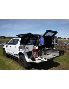 Hardtop Adventure noir lisse Toyota Hilux 2005-2015 double cabine