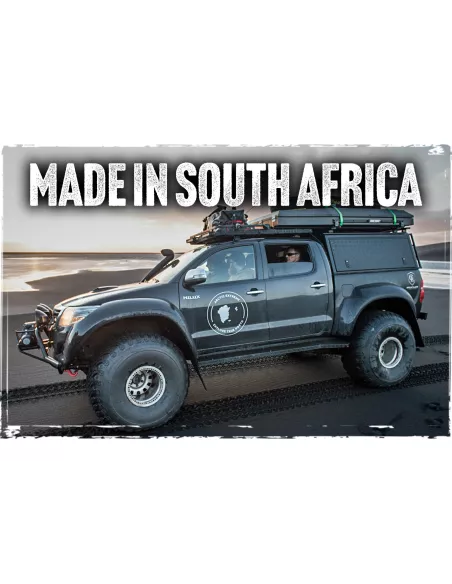 Hardtop Adventure noir strié Toyota Hilux 2005-2015 double cabine