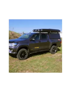Hardtop Black Adventure Strie Toyota Hilux 2016+ Doppel-Al-Cab-Kabine 2