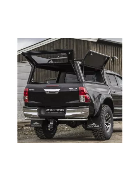 Hardtop Explorer noir lisse Toyota Hilux Revo 2016+ double cabine