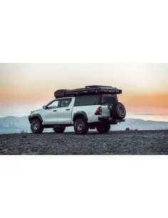 Hardtop Explorer noir striée Toyota Hilux Revo 2016+ double cabine