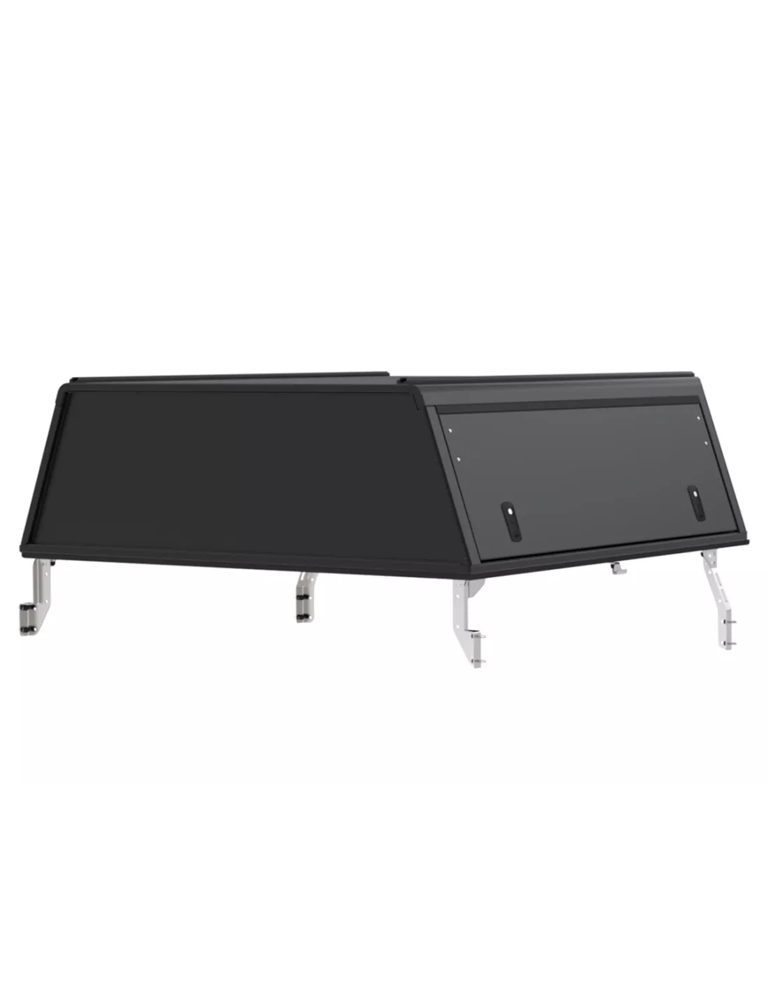 Hardtop Explorer Guard Aluminum Black Smooth Toyota Hilux Revo Double