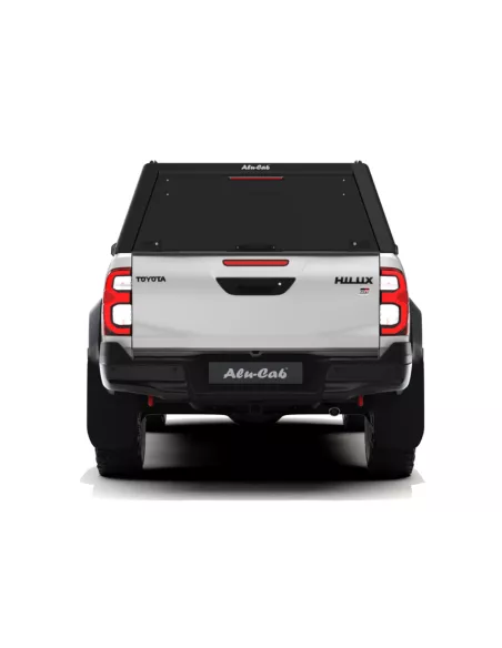 Hardtop Explorer Guard aluminium noir lisse Toyota Hilux Revo double