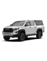 Hardtop Explorer Guard Aluminium schwarz Smooth Toyota Hilux Revo doppelt