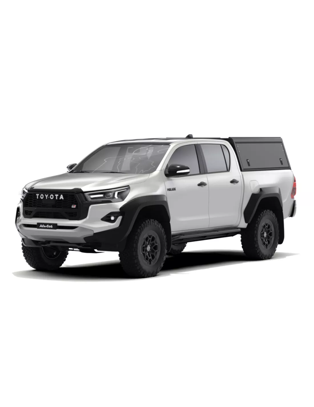 Hardtop Explorer Guard Aluminum Black Smooth Toyota Hilux Revo Double