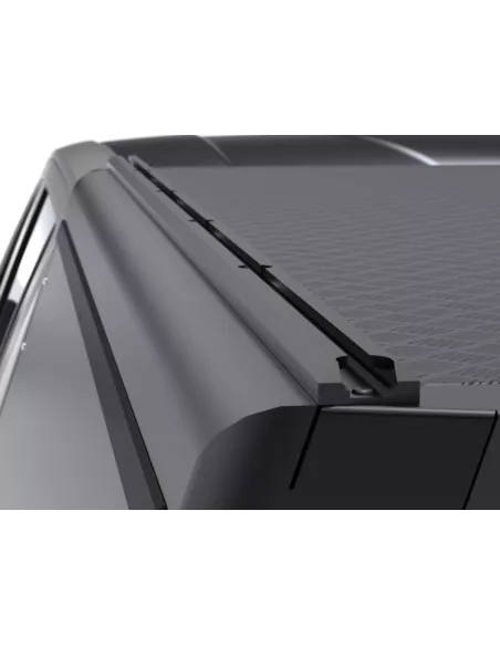 Hardtop Explorer Guard aluminium noir lisse Toyota Hilux Revo double