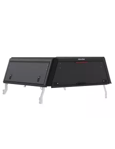 Hardtop Explorer Guard Aluminium Black Strie Toyota Hilux Revo Double