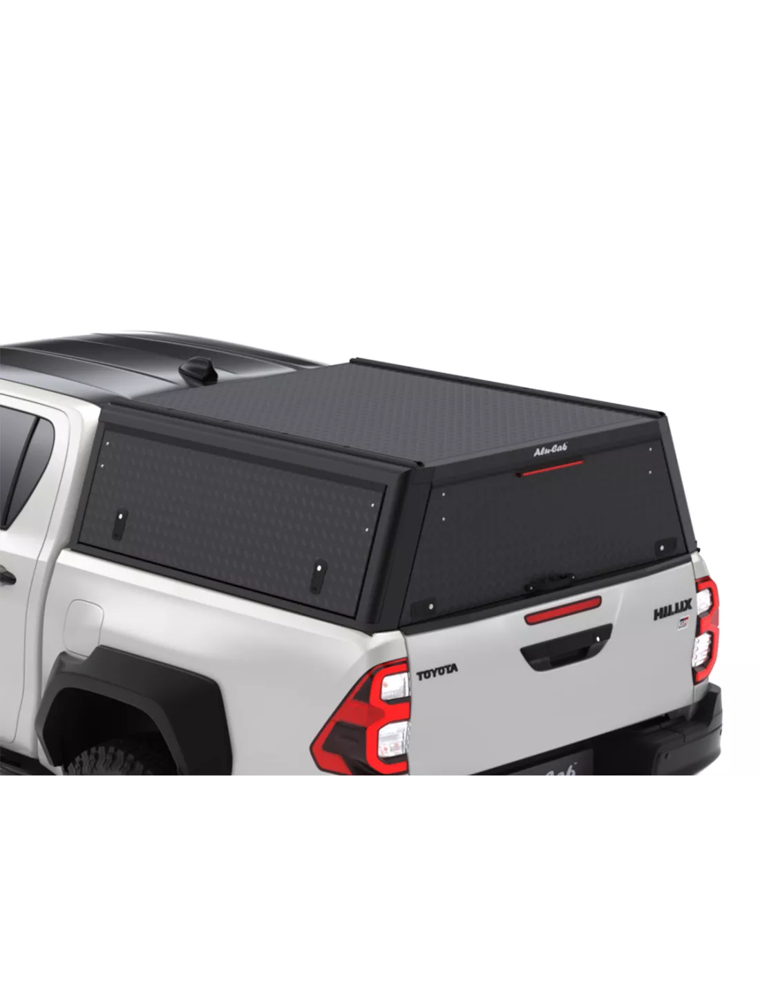Hardtop Explorer Guard Aluminium Black Strie Toyota Hilux Revo Double