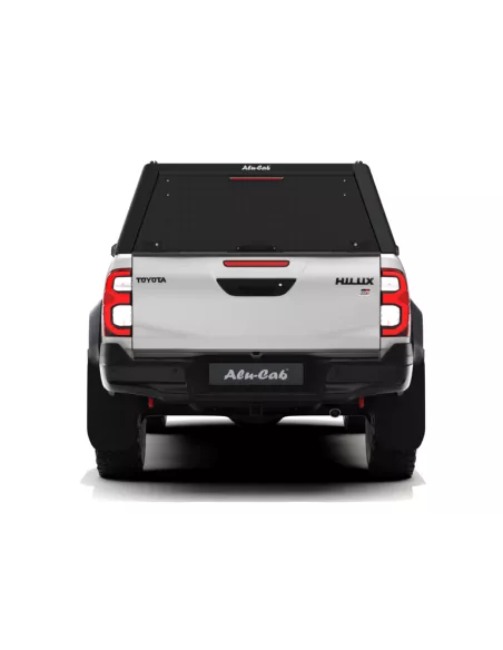 Hardtop Explorer Guard aluminium noir strié Toyota Hilux Revo double