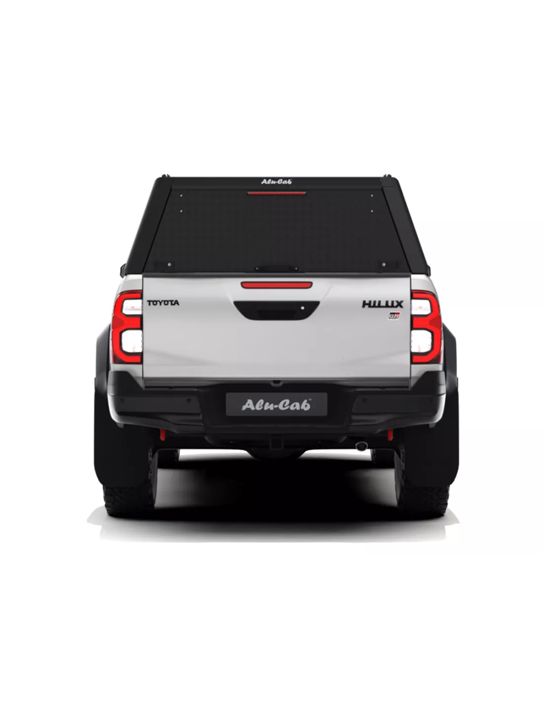 Hardtop Explorer Guard Aluminium Zwart Strie Toyota Hilux Revo Double