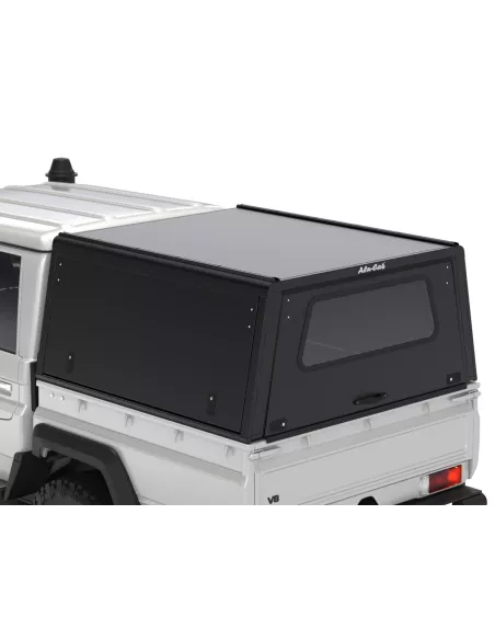 Hardtop Explorer noir lisse Toyota Land Cruiser 79 double cabine