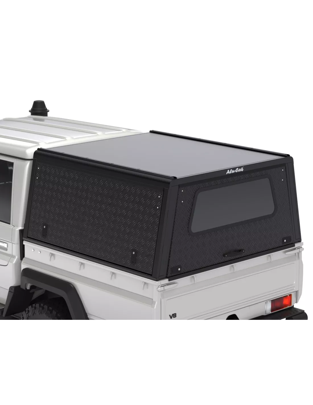 Hardtop Explorer noir strié Toyota Land Cruiser 79 double cabine