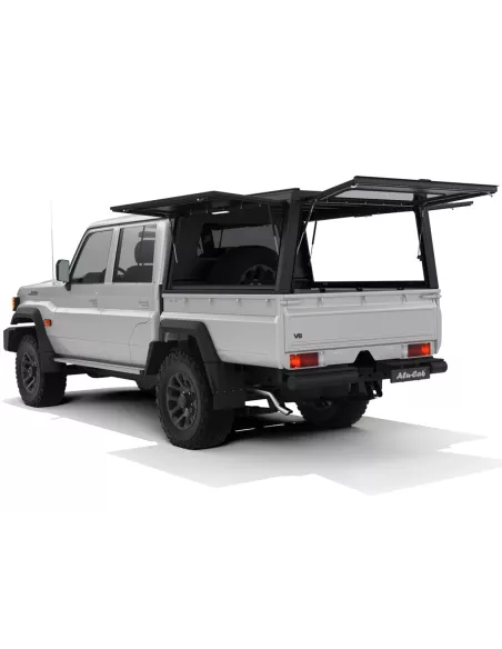 Hardtop Explorer noir strié Toyota Land Cruiser 79 double cabine