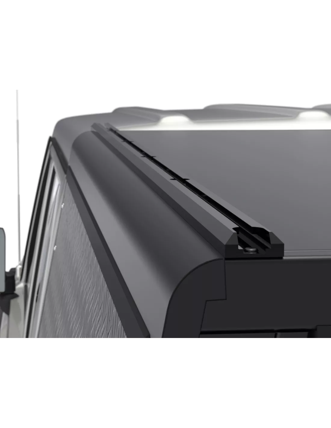 Hardtop Explorer noir strié Toyota Land Cruiser 79 double cabine