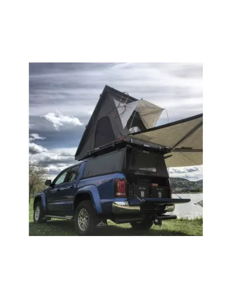 Hardtop Adventure noir lisse Volkswagen Amarok 2010-2022 double