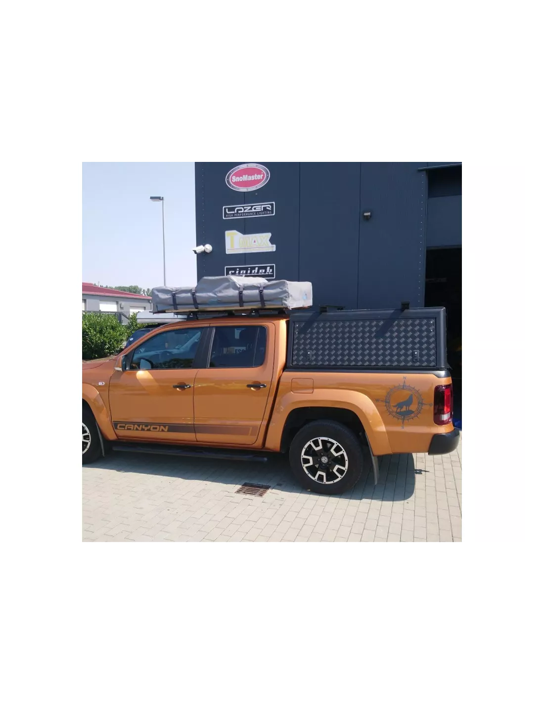 Hardtop Adventure noir strié Volkswagen Amarok 2010-2022 double