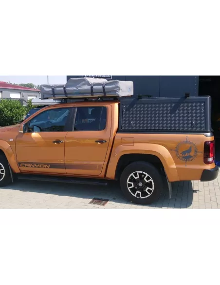 Hardtop Explorer noir strié Volkswagen Amarok 2010-2022 double cabine
