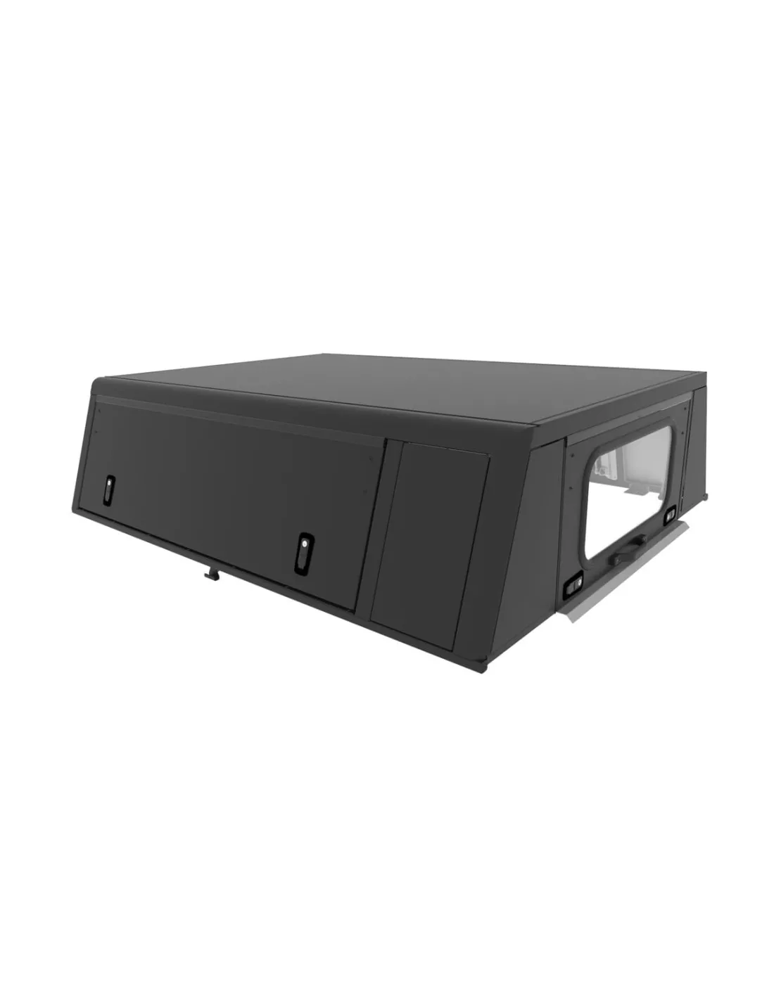 Hardtop Adventure noir lisse Ford Ranger super cab 2012-2022 Alu-Cab