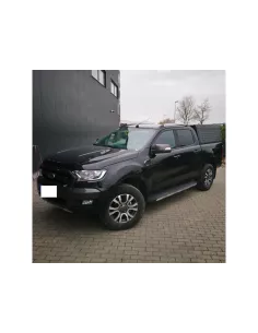 Hardtop Adventure noir strié Ford Ranger super cab 2012-2022 Alu-Cab