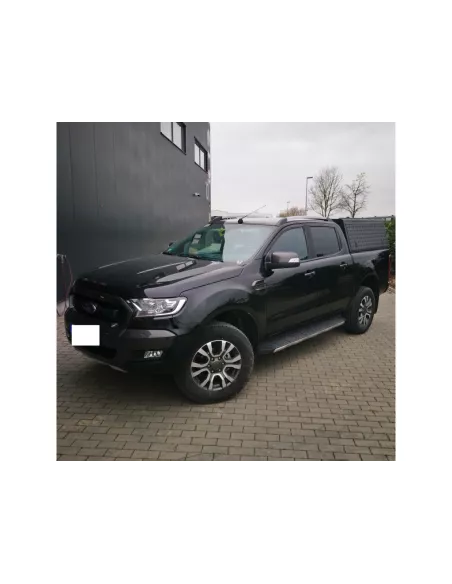 Hardtop Adventure noir strié Ford Ranger super cab 2012-2022 Alu-Cab