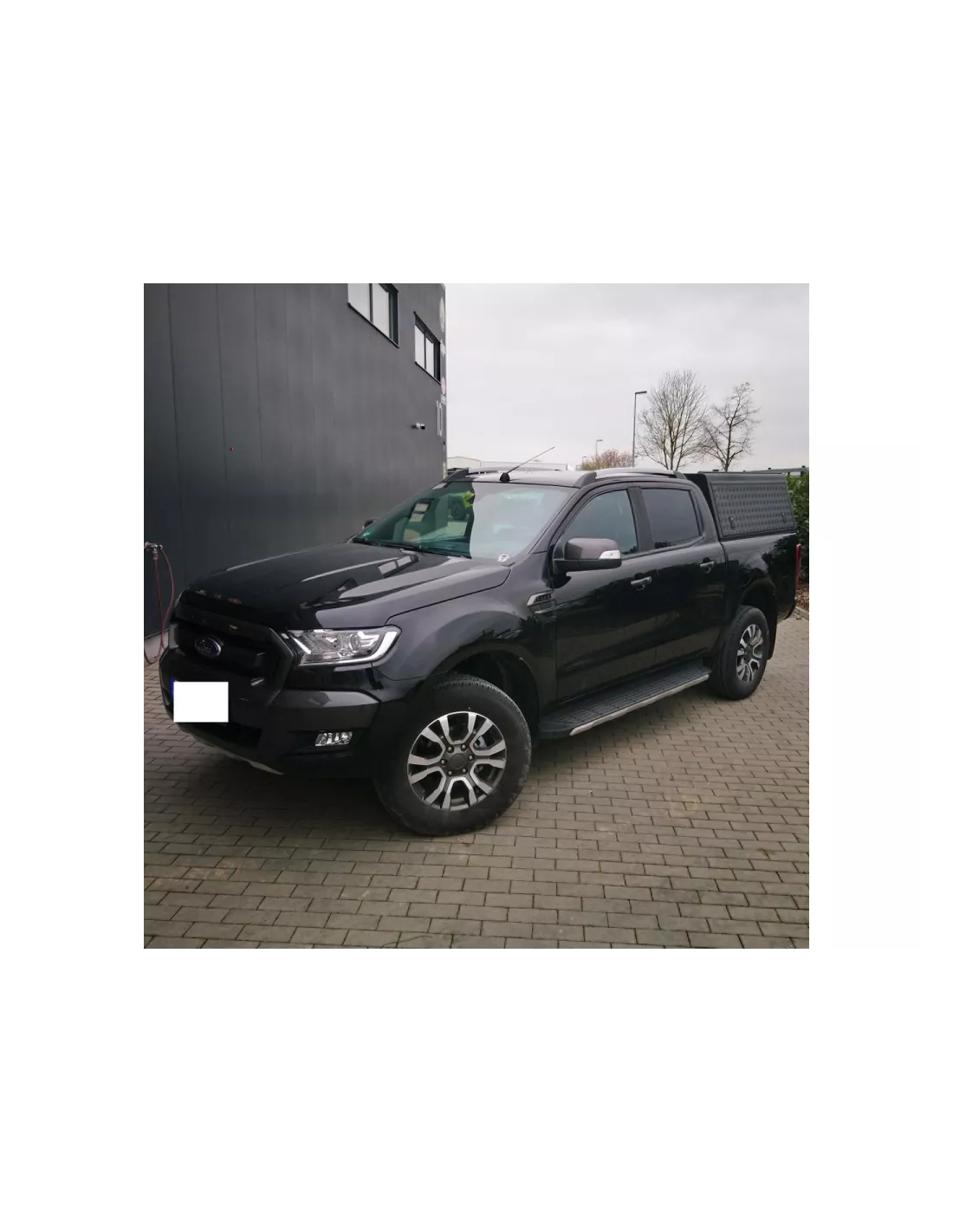 Hardtop Adventure noir strié Ford Ranger super cab 2012-2022 Alu-Cab
