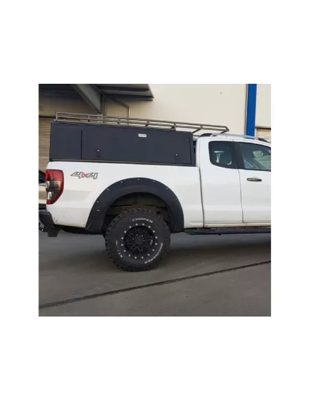 Hardtop Explorer noir lisse Ford Ranger super cab 2012-2022 Alu-Cab