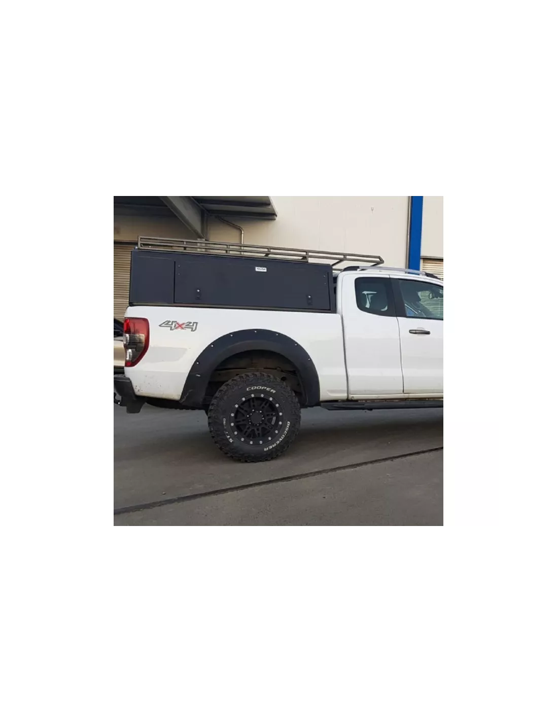 Hardtop Explorer noir lisse Ford Ranger super cab 2012-2022 Alu-Cab