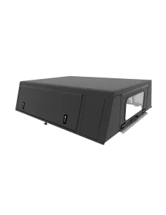 Hardtop Adventure noir lisse Isuzu D-Max Space-Cab 2012-2020 Alu-Cab