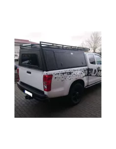 Hardtop Explorer noir lisse Isuzu D-Max 2012-2020 Space-Cab Alu-Cab