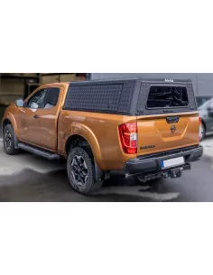 Hardtop Explorer noir strié Nissan Navara 2016+ King-Cab Alu-Cab ALU 2