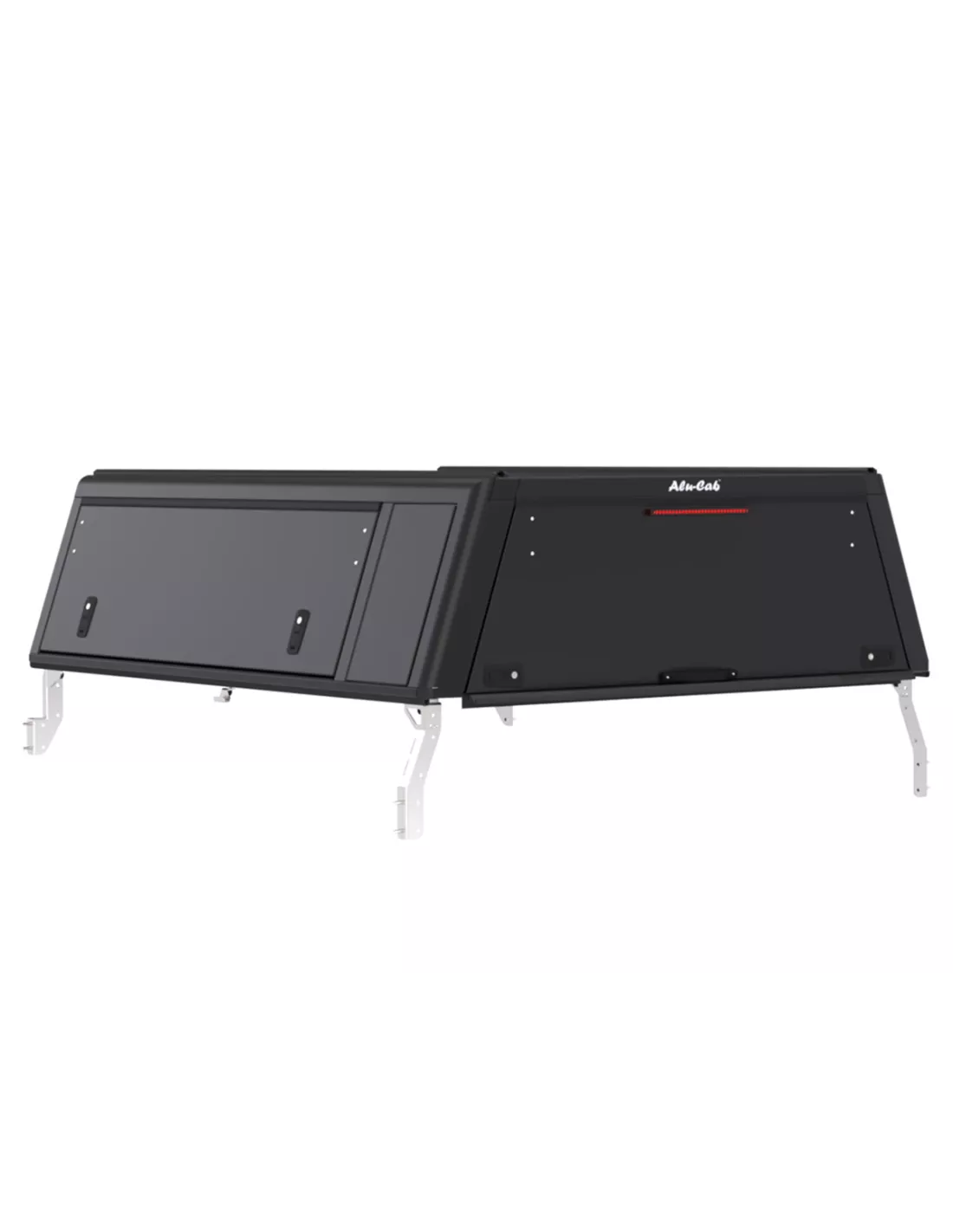 HARDTOP Explorer Guard Aluminium Zwart Smooth Toyota Hilux Revo Extra