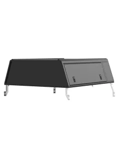 Hardtop Explorer Guard aluminium noir lisse Toyota Hilux Revo extra 2