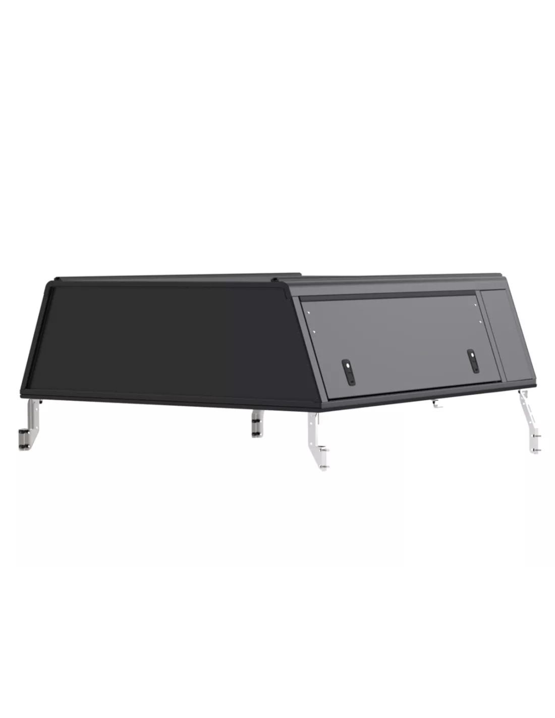Hardtop Explorer Guard aluminium noir lisse Toyota Hilux Revo extra