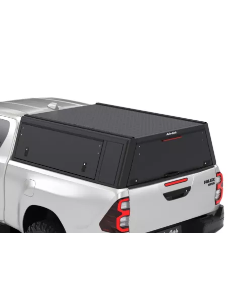 Hardtop Explorer Guard aluminium noir lisse Toyota Hilux Revo extra