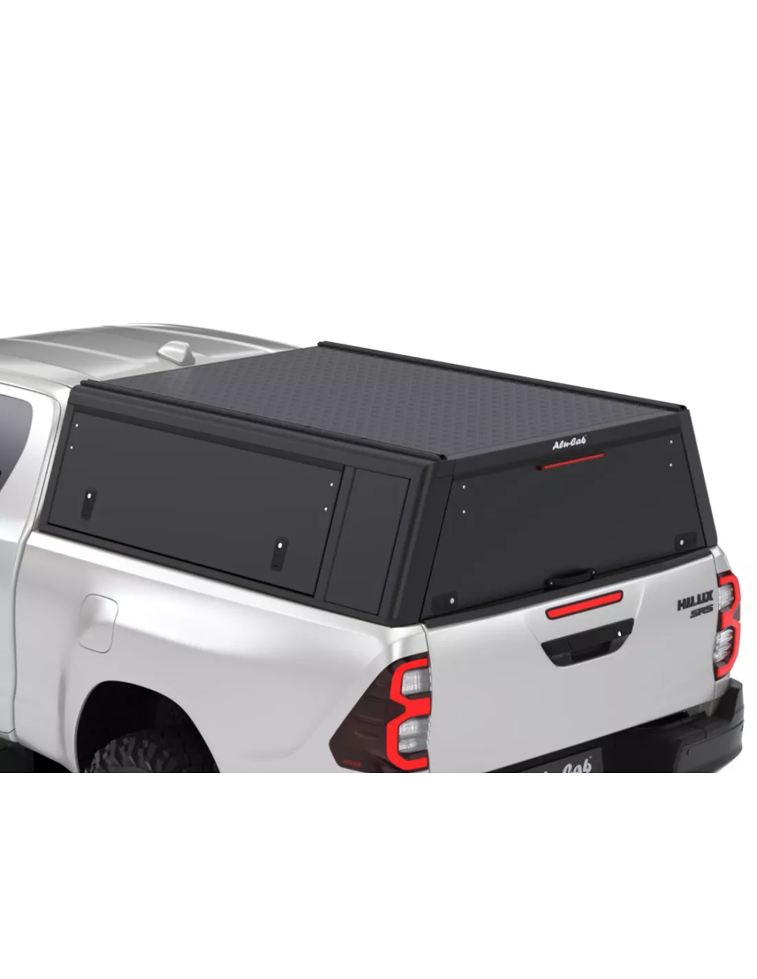 Hardtop Explorer Guard aluminium noir lisse Toyota Hilux Revo extra
