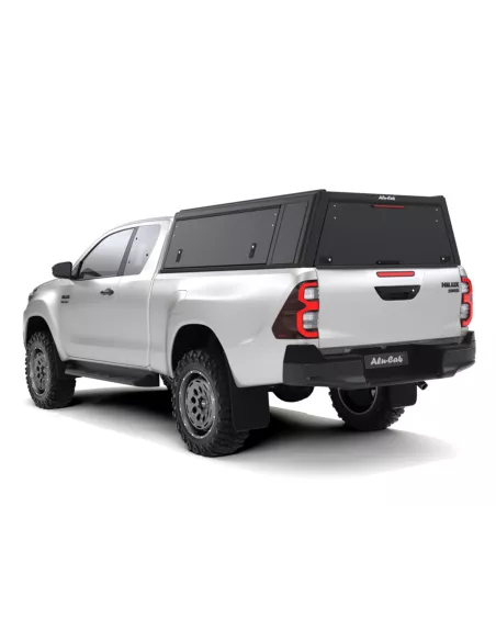 Hardtop Explorer Guard aluminium noir lisse Toyota Hilux Revo extra