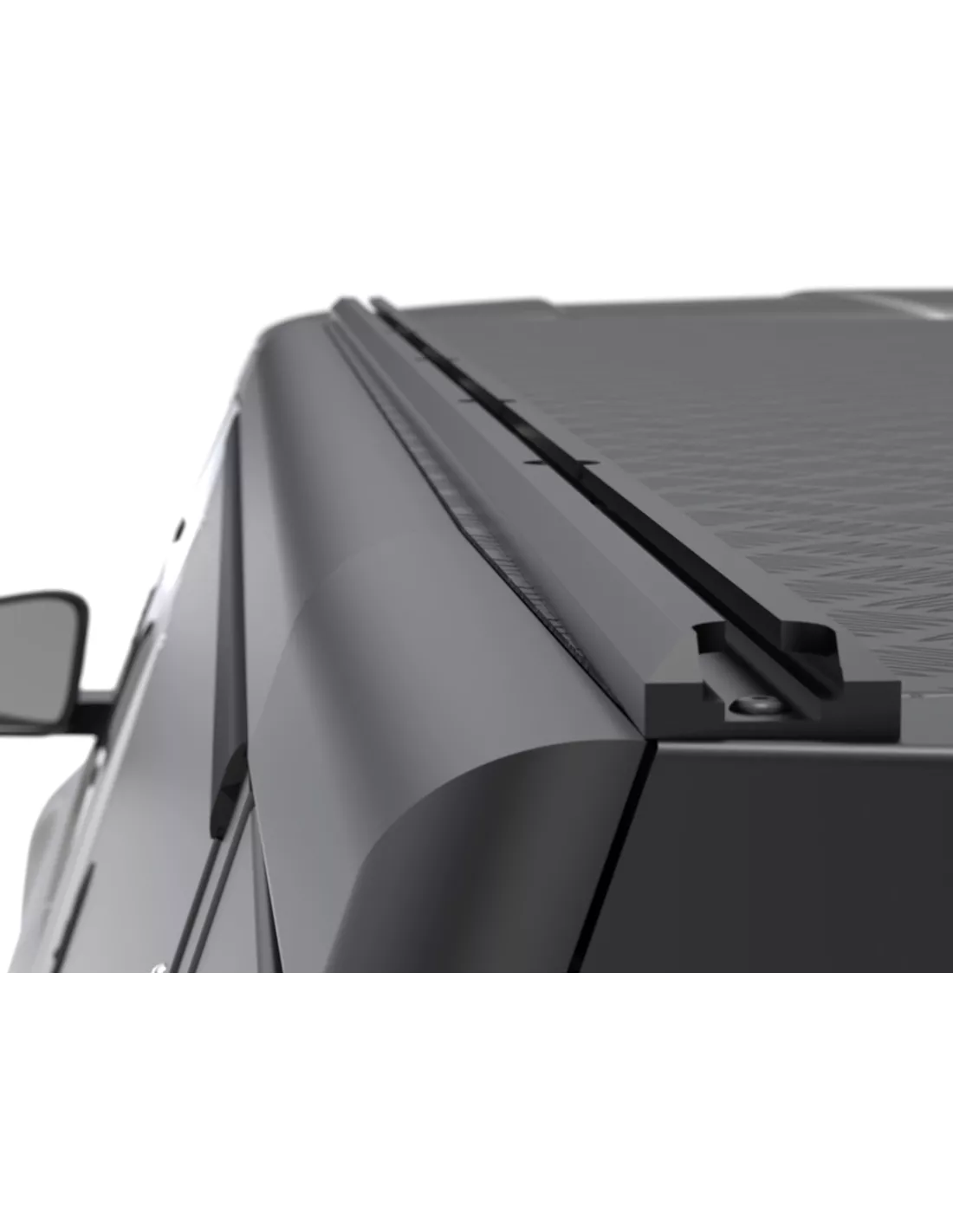 HARDTOP Explorer Guard Aluminium Zwart Smooth Toyota Hilux Revo Extra