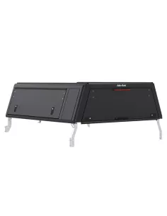 Hardtop Explorer Guard Aluminium Zwart Strie Toyota Hilux Revo Extra