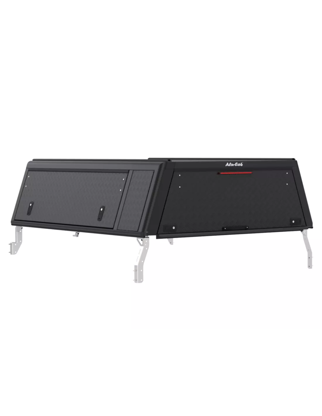 Hardtop Explorer Guard aluminium noir strié Toyota Hilux Revo extra
