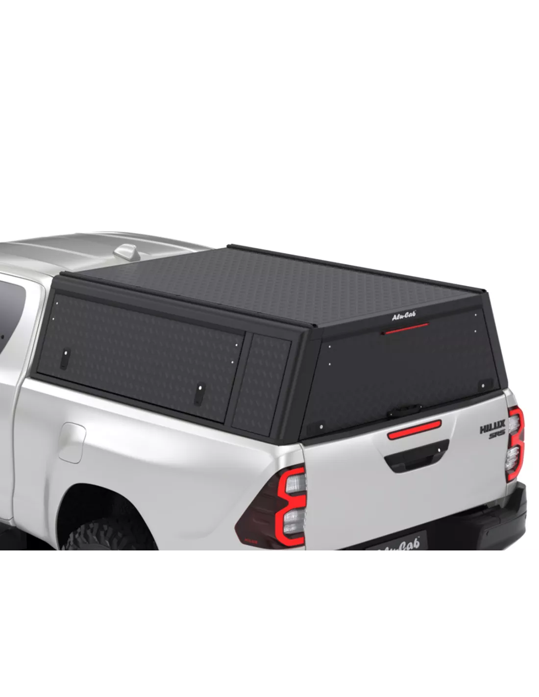 Hardtop Explorer Guard Aluminium Black Strie Toyota Hilux Revo Extra